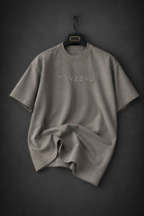 TENZERO Signature Oversized Tee — Stone Taupe